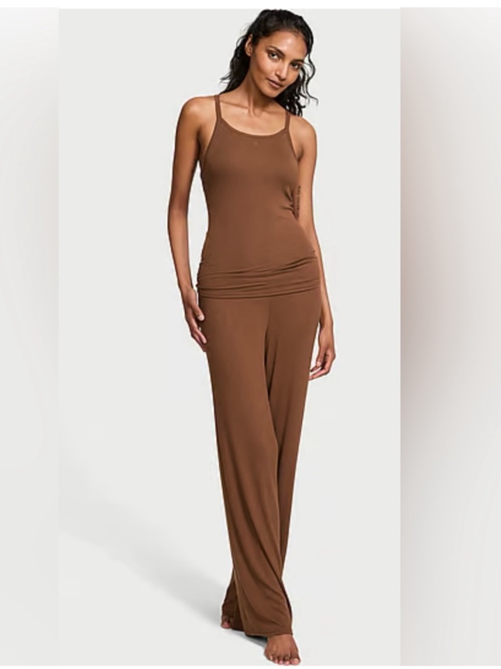 Victoria’s Secret So Soft Modal Ribbed Tank and Pants Pajama Size Medium  NWT